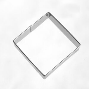 Quadrat | Ausstecher Unterteil Edelstahl rostfrei 5x5 cm