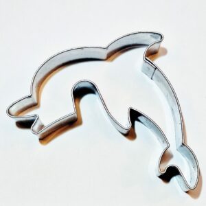 Ausstechform Delfin | Tassenkeks Tümmler 7 x 5 cm, Edelstahl rostfrei