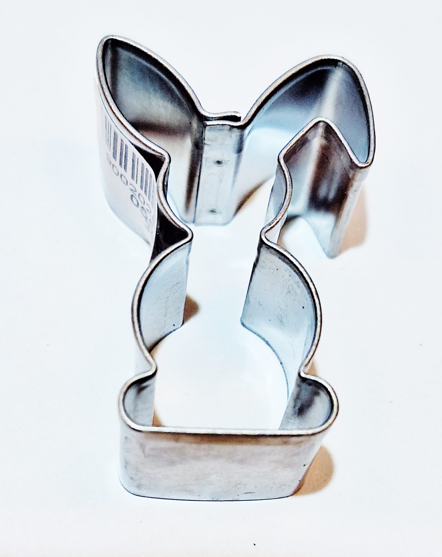 Ausstechform 2,8 cm Edelstahl rostfrei Häschen Hase Miniatur Natur Osterhase stehender Hase Häschen mit Schlappohr Mini-Häschen